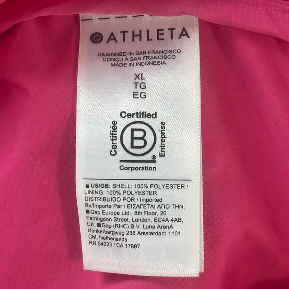 Athleta Westerly Jacket Women's XL Pink windbreaker Water Repellent
Lightweight - Picture 7 of 7